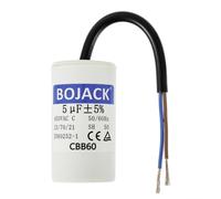 BOJACK CBB60 450V 5uf AC Condensateur ondensateur de moteur, condensateur de démarrage de moteur, condensateur microfarad 50/60Hz Avec Fil
