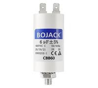 BOJACK CBB60 6uF 450V Condensateur de Démarrage moteur de Moteur pour Pompe de Piscine 6µF 450 Volt 30x57MM Connecteur M8 50/60Hz