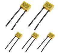 BOJACK Condensateurs de Sécurité 0,22uF 275V X2 Condensateurs de Suppression LED pour Clignotants, Lampes LED Clignotantes et non émettrices (Lot de 5 Pièces)