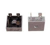BOJACK KBPC2504 Diodes de redresseur de pont 25A 400V Axial KBPC2504 Diodes de silicium électroniques à onde complète de 25 A 400 volts (paquet de 2 pièces)