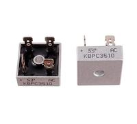 BOJACK KBPC3510 35A 1000V Diodes de redresseur de pont Axial KBPC3510 35 Amp 1000 Volt Full Wave Diodes de silicium électroniques (Pack de 2 Pcs)