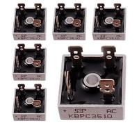 BOJACK KBPC3510 Lot de 6 diodes redresseuses axiales KBPC3510 35 A 1000 V