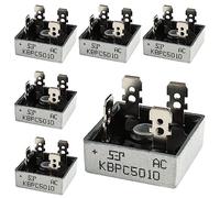BOJACK KBPC5010 Lot de 6 diodes redresseurs 50 A 1000 V axiales KBPC5010 50 A 1000 V