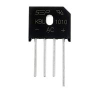 BOJACK KBU1010 Puce IC de pont redresseur de diodes monophasées 10A 1000V （pack de 10 pièces）