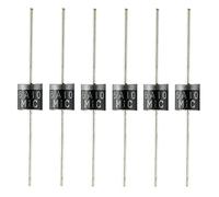 BOJACK Lot de 20 diodes redresseurs électroniques en silicone 6A10 1000 V