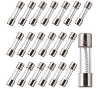 BOJACK T2.5AL250V 5x20 mm 2.5A 250V Fusibles à action lente 2.5 Ampère 250 Volt 0,2 x 0,78 pouce Fusible temporisé pour tube de verre (paquet de 20 pièces)