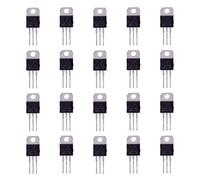 BOJACK TIP120 Transistor de puissance épitaxiale en silicone NPN 5A 60V 5 ampères 60 volts Transistors Darlington TO-220 (paquet de 20 pièces)