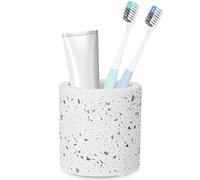 BOJDOPIE Support de Brosse à Dents en diatomite à séchage Rapide pour Salle de Bain, Support pour Dentifrice, pinceaux de Maquillage, rasoirs (Blanc)