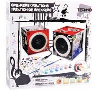 Bojeux Speakers audio personnalisables Techno ART - Noir