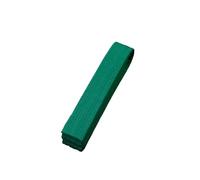 BOJHGO 2 pièces Ceintures de Taekwondo Confortables for l'entraînement Coton Arts Martiaux Judo karaté TKD Aikido Ceinture Uniforme Adulte système classement fiable(Green,2.2M)