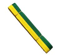 BOJHGO 2 pièces Ceintures de Taekwondo fiables for Le Suivi des progrès classement colorées .2/2.8M Udo Jiu Jitsu Bandes Standard karaté for Les étudiants(Yellow-green-220cm)