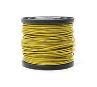 BOJHGO Câble en PVC de 3,0 mm, revêtement Jaune, for Lampe, Panneau publicitaire, Corde à Linge Suspendue Maison