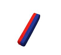 BOJHGO Ceintures Professionnelles for Arts Martiaux, karaté, Judo, Taekwondo, Jiu Jitsu, Bandes Standard, Ceinture de Protection, 2 pièces(Blue Red,1.6M)