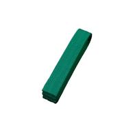 BOJHGO Ceintures Professionnelles for Arts Martiaux, karaté, Judo, Taekwondo, Jiu Jitsu, Bandes Standard, Ceinture de Protection, 2 pièces(Green,1.6M)