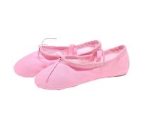 BOJHGO Chaussons de ballet en tissu for tête yoga, chaussons for professeur gymnastique, exercices salle, chaussures danse toile for enfants, filles et femmes(Light pink,EU35(21cm))