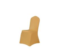 BOJHGO Housse de Chaise Salle à Manger, 50 pièces, épaissie, Force élastique, hôtels, célébration Mariage, Banquet, Housse Tabouret connectée pour Chaises(Gold)