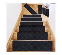 BOJHGO Lot de 5/10 Tapis d'escalier Auto-adhésifs antidérapants Absorbant l'eau for intérieur Tapis escalier(Color 13,76x20cm 10piece)