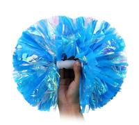 BOJHGO Pom Poms de Jeu Multicolores 26cm, 10 pièces, Accessoires Pom-Pom Girl Tenant des Fleurs, Boule Joie for Animaux Compagnie, décor fête Danse, Concert