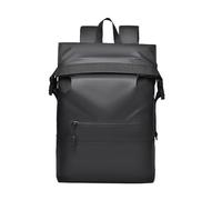 BOJHGO Sac à dos de voyage d'affaires imperméable for homme, sac extensible for ordinateur portable, transport, grand d'école for étudiant Enroulement RéTro(Black)