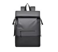BOJHGO Sac à dos de voyage d'affaires imperméable for homme, sac extensible for ordinateur portable, transport, grand d'école for étudiant Enroulement RéTro(Gray)