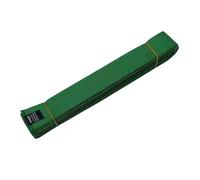 BOJHGO Uniforme d'aïkido TKD, 2 pièces, Ceinture de Taekwondo en Polyester et Coton, Fixation Facile, classement Judo karaté colorée(Green)