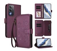 bojioderf Compatible avec Oppo A5 5G / A3 Pro / K12x / A80 5G / A3 Vitality Étui en Cuir PU avec Support magnétique et Portefeuille Violet
