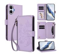 bojioderf Compatible avec Samsung Galaxy A25E / A25 (Japan) SC-53F (Not SM-A256E) Étui en Cuir PU avec Support magnétique et Portefeuille Purple