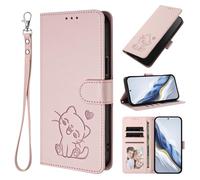 bojioderf Compatible avec Sharp Aquos R2 Compact,Compatible avec Sharp Aquos R2 Compact 4G SH-M09 Étui pour téléphone avec Porte-Cartes Support Rabattable Pink