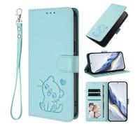 bojioderf Compatible avec Sharp Aquos Zero5G Basic DX,Compatible avec Sharp Aquos Zero5G Basic DX SHG02 Étui pour téléphone avec Porte-Cartes Support Rabattable Mint