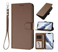 bojioderf Compatible avec ZTE Nubia Z70 Ultra/Nubia Z70S Ultra Étui de Protection Portefeuille à Fente pour Cartes Fermoir magnétique Support Brown