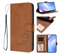 bojioderf Coque Compatible avec Nokia XR20 5G,Compatible avec Nokia XR20 5G Cuir PU Emplacement pour Cartes Portefeuille Support Rabattable Fermoir magnétique Brown
