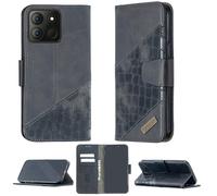 bojioderf Coque Compatible pour Aligator S6600 Coque Étui Housse Case Support [avec Trempé 9H Protection D'écran] BF04 Black