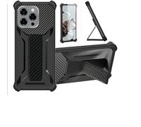 bojioderf Coque Compatible pour Doogee Note 58 Coque Étui Case Cover Hybride [avec Protection d'écran en Verre trempé] [Support magnétique Pliable] Noir