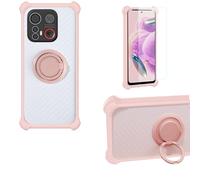 bojioderf Coque Compatible pour Emporia Smart.6 Coque Étui [avec Trempé 9H Protection D'écran] Case Support de Bague PC + Silicone CSKB-Fen