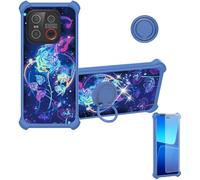 bojioderf Coque Compatible pour Emporia Smart.6 Lite Coque Étui [avec Trempé 9H Protection D'écran] Case Support de Bague PC + Silicone IMDL-LMG