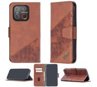bojioderf Coque Compatible pour Emporia Smart.ME7 Coque Étui Housse Case Support [avec Trempé 9H Protection D'écran] BF04 Brown
