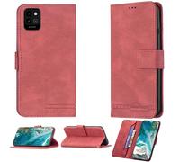 bojioderf Coque Compatible pour Energizer U506S Coque Étui Housse Case Support [avec Trempé 9H Protection D'écran] BF09 Red