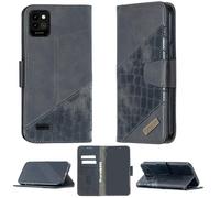 bojioderf Coque Compatible pour Energizer Ultimate U506S Coque Étui Housse Case Support [avec Trempé 9H Protection D'écran] BF04 Black