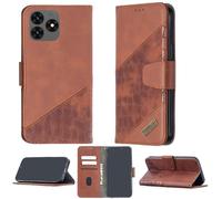 bojioderf Coque Compatible pour Hammer Blade Va 5G Coque Étui Housse Case Support [avec Trempé 9H Protection D'écran] BF04 Brown