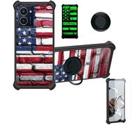 bojioderf Coque Compatible pour Hmd Pulse 5G Coque Étui [avec Trempé 9H Protection D'écran] Case Support de Bague PC + Silicone YGH-GQ