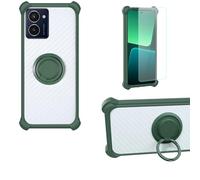 bojioderf Coque Compatible pour Hmd Pulse 5G Coque Étui [avec Trempé 9H Protection D'écran] Case Support de Bague PC + Silicone CSKB-LV