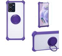 bojioderf Coque Compatible pour Hmd Pulse 5G Coque Étui [avec Trempé 9H Protection D'écran] Case Support de Bague PC + Silicone CSKB-ZI