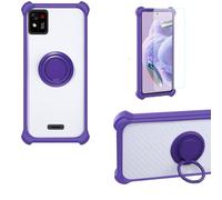 bojioderf Coque Compatible pour Konrow TOUCH55 Plus Coque Étui [avec Trempé 9H Protection D'écran] Case Support de Bague PC + Silicone CSKB-ZI