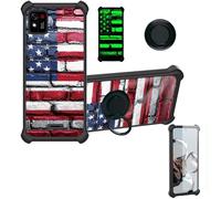 bojioderf Coque Compatible pour Konrow TOUCH55 Plus Coque Étui [avec Trempé 9H Protection D'écran] Case Support de Bague PC + Silicone YGH-GQ