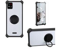 bojioderf Coque Compatible pour Konrow TOUCH55 Plus Coque Étui [avec Trempé 9H Protection D'écran] Case Support de Bague PC + Silicone CSKB-HEI