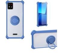 bojioderf Coque Compatible pour Konrow TOUCH55 Plus Coque Étui [avec Trempé 9H Protection D'écran] Case Support de Bague PC + Silicone CSKB-LAN
