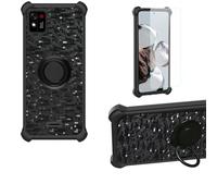 bojioderf Coque Compatible pour Konrow TOUCH55 Plus Coque Étui [avec Trempé 9H Protection D'écran] Case Support de Bague PC + Silicone TZZH-HEI