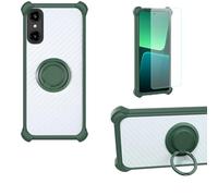 bojioderf Coque Compatible pour Logicom Comet Coque Étui [avec Trempé 9H Protection D'écran] Case Support de Bague PC + Silicone CSKB-LV