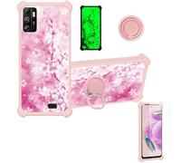 bojioderf Coque Compatible pour Logicom Five Pro 32 Coque Étui [avec Trempé 9H Protection D'écran] Case Support de Bague PC + Silicone YGF-MH