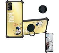 bojioderf Coque Compatible pour Logicom Five Pro 32 Coque Étui [avec Trempé 9H Protection D'écran] Case Support de Bague PC + Silicone DJH-YHY